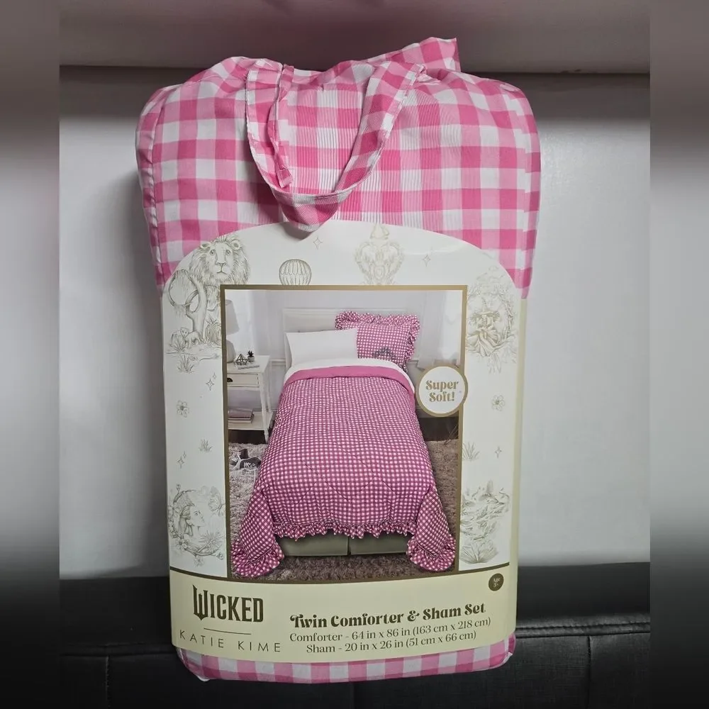 New Universal Wicked: For Good & Katie Kime Twin Comforter bedding set